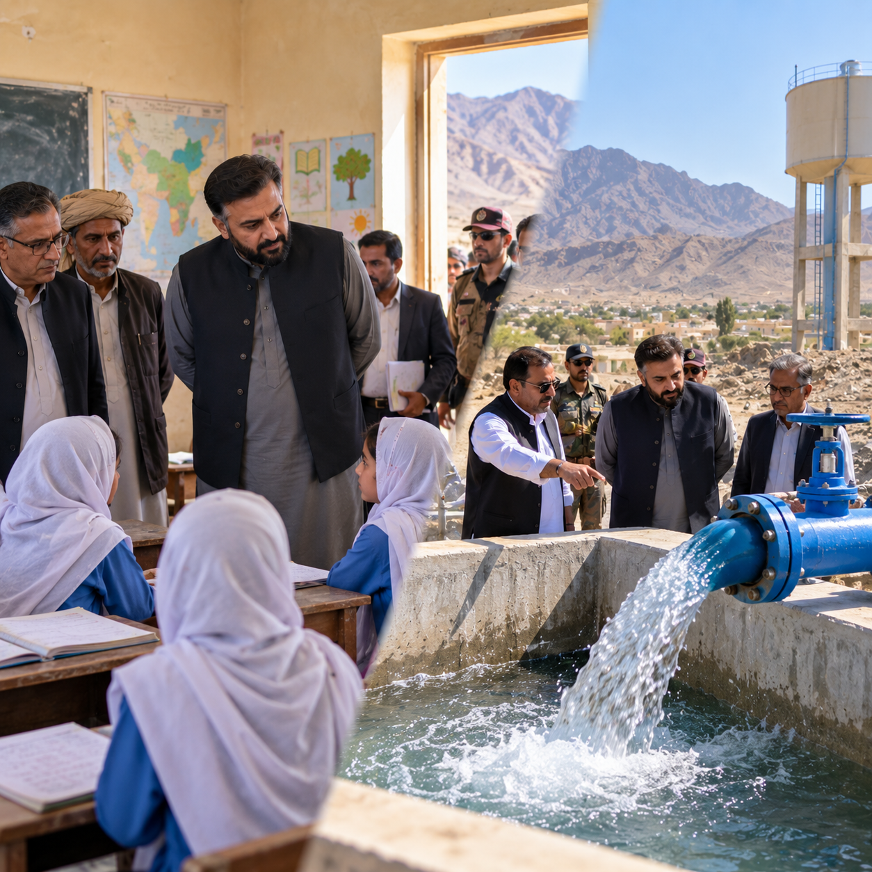 Panjgur Schools and Water Supply System Inspected
