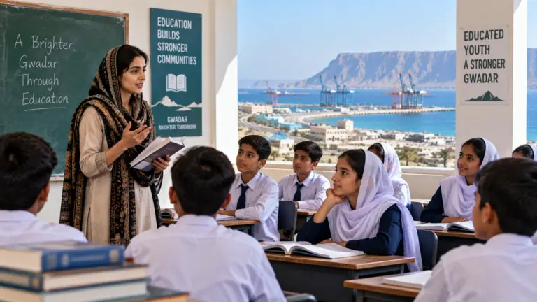 Gwadar School Students Urged to Make Education a Life Goal